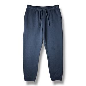 Men's Big & Tall Fleece Jogger Pants - Goodfellow & Co™ Navy Blue - 3XL